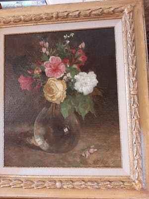 Willem Weissenbruch - Vaas met vrolijk boeket kopen? Bied vanaf 3000!