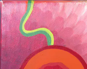 Sofia Ramselaar - Acryl op doek, Fountain of Joy kopen? Bied vanaf 35!