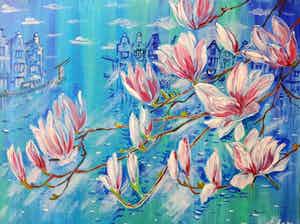 Elena Polyakova - Magnolia in Amsterdam verkocht voor € 115!