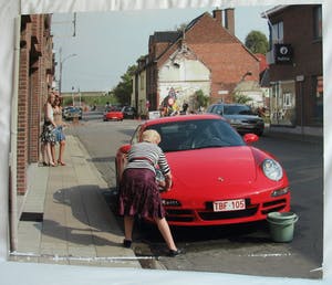 Anneke de Visser - Foto op dibond , Belgische dorpje Doel - 2009 kopen? Bied vanaf 1!