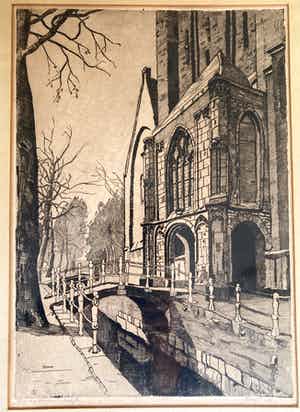 Jan Sirks - Kerkportaal delft verkocht voor € 85!
