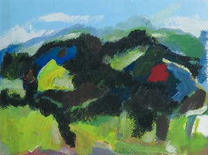 Ferd op de Coul - Olieverf op papier, Landschap - Ingelijst kopen? Bied vanaf 1!