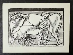 Gerhard Marcks - Ochsenknecht. Holzschnitt 1923 Werkverzeichnis Lammek H111 kopen? Bied vanaf 85!