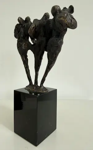 Bernadette Leijdekkers - Bronzen sculptuur | 'De muzikanten' kopen? Bied vanaf 20!