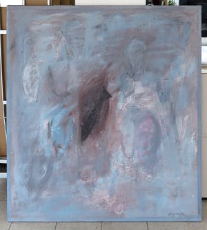 Henk Crama - Gemengde techniek op doek, Zonder titel (Zeer groot) kopen? Bied vanaf 1!