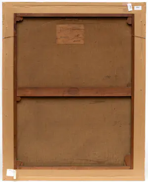 Germ de Jong - Stilleven met bloemen en bord (groot) kopen? Bied vanaf 675!