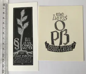 Buy Daniel Meyer - Lot met 34 ex-libris & gravures van de Franse kunstenaar Daniel Meyer? Bid from 33!