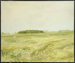 Mark de Weijer - Olieverf op doek, Het grote zand kopen? Bied vanaf 1!