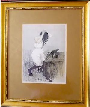 Kees van Dongen - Traîte des blanches,lithografie in/uit l'assiette au beurre kopen? Bied vanaf 50!