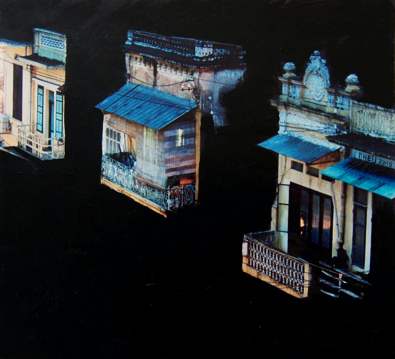 Peter Heij - Hanoi (gemengde techniek) verkocht voor € 79!