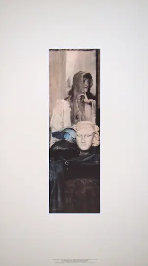 Fernand Khnopff - Een blauwe vleugel, 1894 - Offsetlithografie - 2003 kopen? Bied vanaf 100!