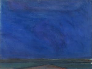 Paul Overhaus - Gouache, Donkere nacht - Ingelijst kopen? Bied vanaf 50!