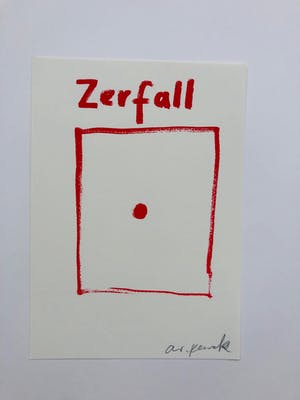 AcheterA.R. Penck - Zerfall? Enchérissez de 155!