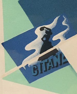 Niet of onleesbaar gesigneerd - [Nel Gilbert?]. Gitane. kopen? Bied vanaf 10!