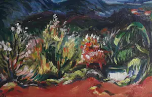 Jacques Mels - Kleurrijk landschap Pirituba in Brazilië kopen? Bied vanaf 50!