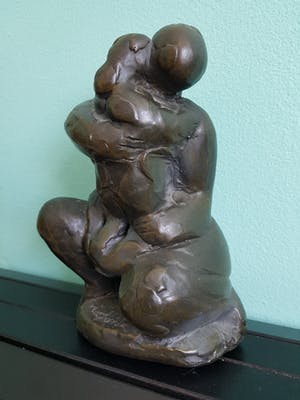 Nic Jonk - "Moeder met Kind" mooi gepatineerd aardewerk van de bekende Nic Jonk. kopen? Bied vanaf 100!
