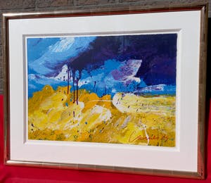 Jan Cremer - Provence II, zeefdruk (mooi ingelijst, groot) kopen? Bied vanaf 250!