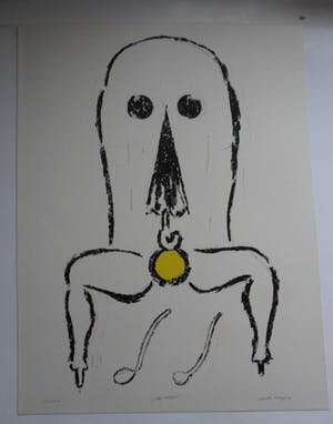 Mathieu Meyers - Litho, "De visser"uit de Hors serie van 1982. kopen? Bied vanaf 30!