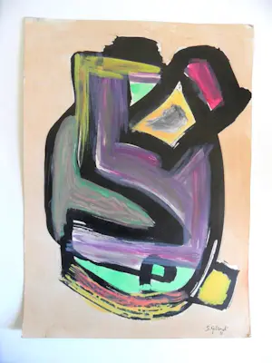 Stephen Gilbert - Abstraktion, COBRA-Bewegung kopen? Bied vanaf 400!