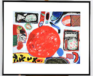 Corneille - ingelijste litho - 1990 kopen? Bied vanaf 395!