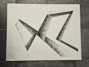 Toon Kelder - complete serie van 6 grote zwart-wit Litho's - geometrisch abstract - 1965 kopen? Bied vanaf 189!