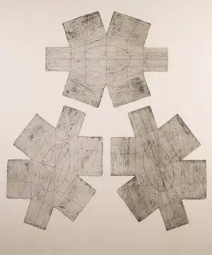 Yoka Voorbach - Ets, Universal - Ingelijst (Groot) kopen? Bied vanaf 1!