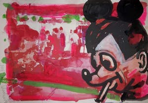 Peter Klashorst - Gemengde techniek - Handgesigneerd !!! kopen? Bied vanaf 75!