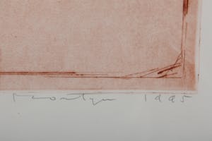 Jan Montyn - Pitsanuloh I, 5/15, 1995 - Ets op papier kopen? Bied vanaf 30!