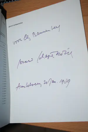 Gerard Schaperkotter - 2 catalogi - 1x gesigneerd met opdracht kopen? Bied vanaf 25!