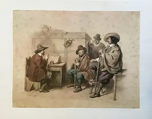 Jean Baptiste Madou - 6 tekeningen en aquarellen in koperdiepdruk drukkerij Vada kopen? Bied vanaf 25!