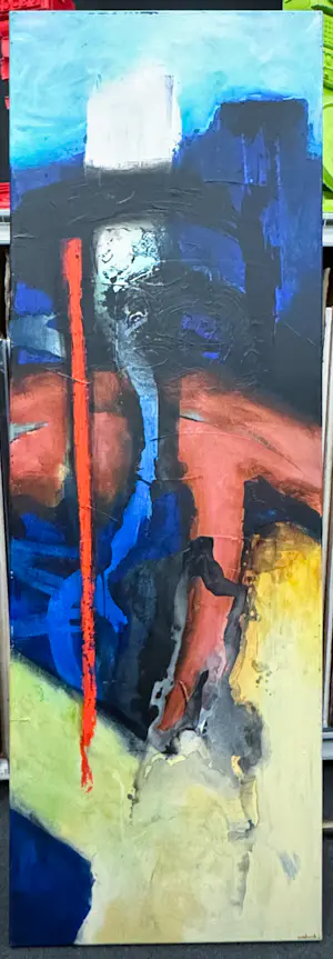 Hans Vanhorck - Olieverf, The Structure Beneath - Tweeluik (Zeer Groot) kopen? Bied vanaf 200!