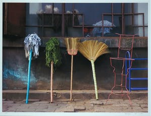 Mark Verdoes - Giclée, Bezemtijd - Ingelijst kopen? Bied vanaf 1!