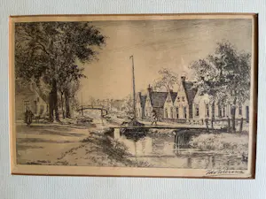Ids Wiersma - Noorderdwarsvaart in Drachten uit 1923 kopen? Bied vanaf 75!