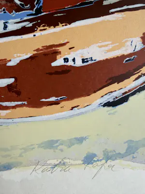 John Lie a Fo - handgesigneerde kleurenzeefdruk | 'Kabra Kapa' | 1988 kopen? Bied vanaf 60!