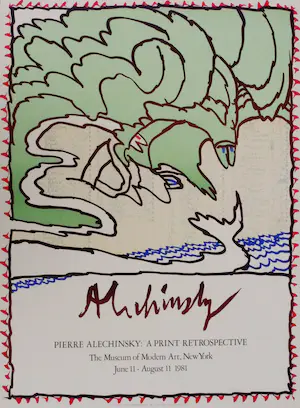 Pierre Alechinsky - Lithografische affiche MoMa New York 1981 kopen? Bied vanaf 150!