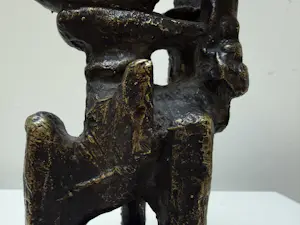 Wessel Couzijn - bronzen sculptuur | 'Ruiter te paard' | 1974 kopen? Bied vanaf 600!