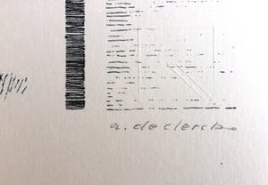 Antoon de Clerck - Stoel + Zittend figuur kopen? Bied vanaf 35!