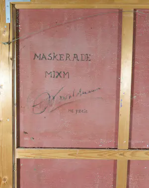 Paul Smulders - Olieverf op doek, Maskerade - Ingelijst (Groot) kopen? Bied vanaf 650!