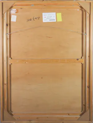 Leo Schepens - Gemengde techniek op paneel, L églisa Saint Laurent - Ingelijst kopen? Bied vanaf 100!