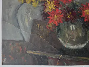 Jan Koster - Bloemen in vaas. Stilleven. kopen? Bied vanaf 49!