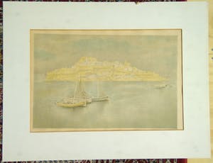 Wim Schuhmacher - Peniscola Lithografie. kopen? Bied vanaf 10!