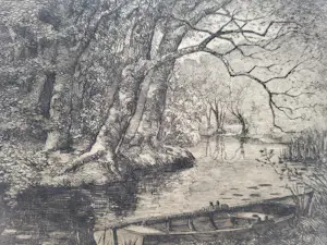 Oskar Paul Matthes - Afgemeerde bootjes. kopen? Bied vanaf 40!