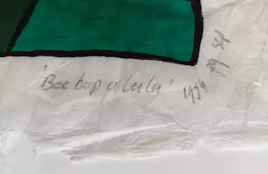 Niet of onleesbaar gesigneerd - Beebop a lula, Kleurrijk werk op rijstpapier, gemengde techniek kopen? Bied vanaf 10!