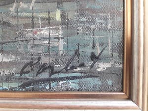 Niet of onleesbaar gesigneerd - Europese stadsgracht. (onleesbaar gesigneerd) kopen? Bied vanaf 10!