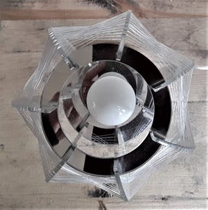 Niet of onleesbaar gesigneerd - Gemerkt Globo- Tafellamp, vermoedelijk ontwerp Paul Secon Swag kopen? Bied vanaf 1!