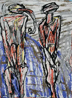 Hanny Ramaer - De figuren van Hannie Ramaer: 6 zeefdrukken in box - 1987 kopen? Bied vanaf 125!