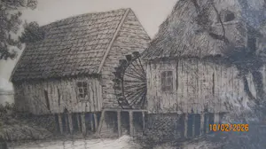 Cor van der Woerd - Collse Watermolen te Nuenen. kopen? Bied vanaf 45!