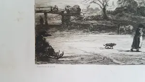 William Unger - Rembrandt - Winterlandschaft kopen? Bied vanaf 20!