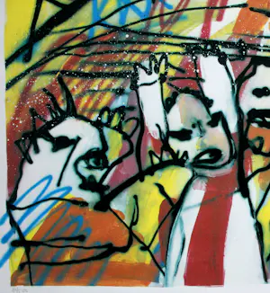 Herman Brood - zeefdruk: Arena kopen? Bied vanaf 295!