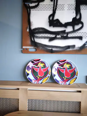 Corneille - Twee Vuurvogelborden kopen? Bied vanaf 40!